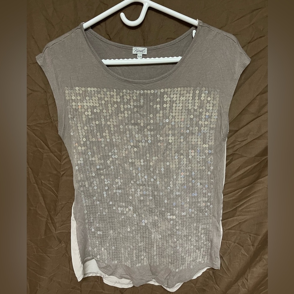 Sequenced Tee Shirt Size XS Women’s US Short Sleeve Casual